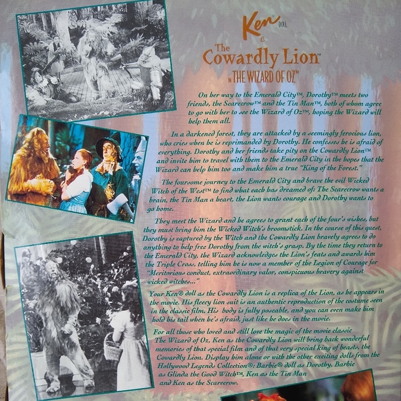 Wizard of Oz Cowardly Lion Hollywood Collection - Picture 3 of 4